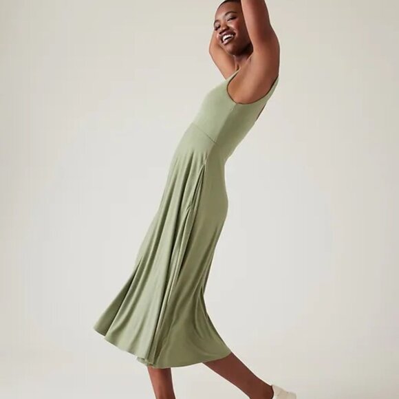 Athleta Santorini Midi Dress (NWT) - Picture 3 of 6